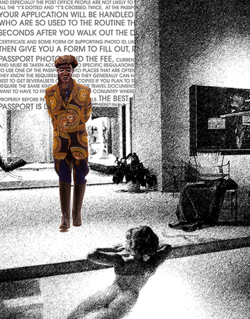 Collage Von der Höh Buchladen Hamburg